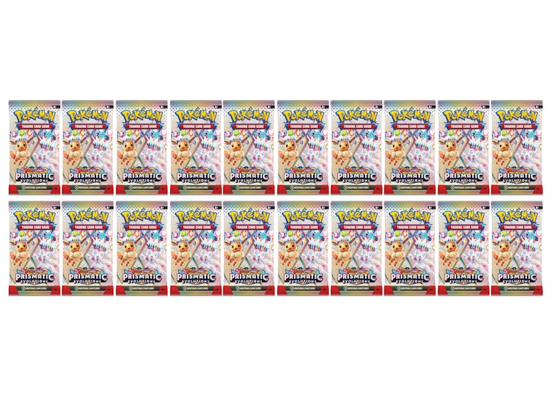 2024 Pok¨¦mon Scarlet & Violet Prismatic Evolution Booster Pack 20x Lot