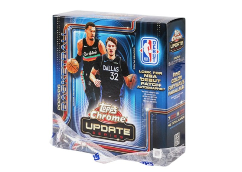 2025-26 Topps Chrome Update Basketball Mega Box (Without Seal)