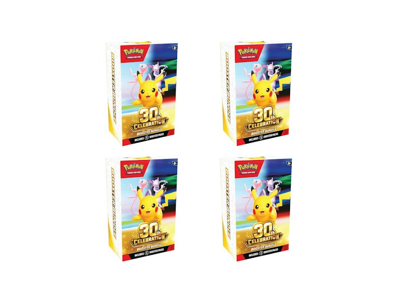 2026 Pok¨¦mon Mega Evolution 30th Celebration Booster Bundle 4x Lot