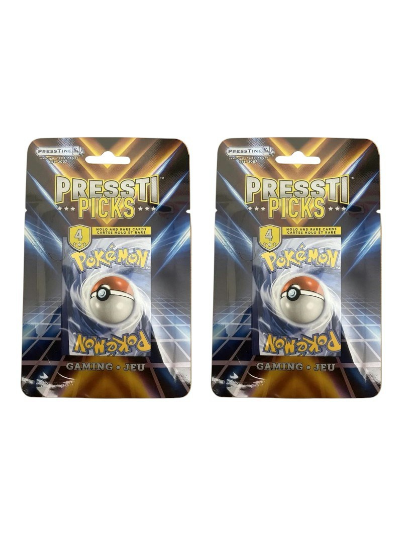 2026 Presstine Pok¨¦mon Presstipicks 4-Card Pack Mystery Bag (English) 2x Packs