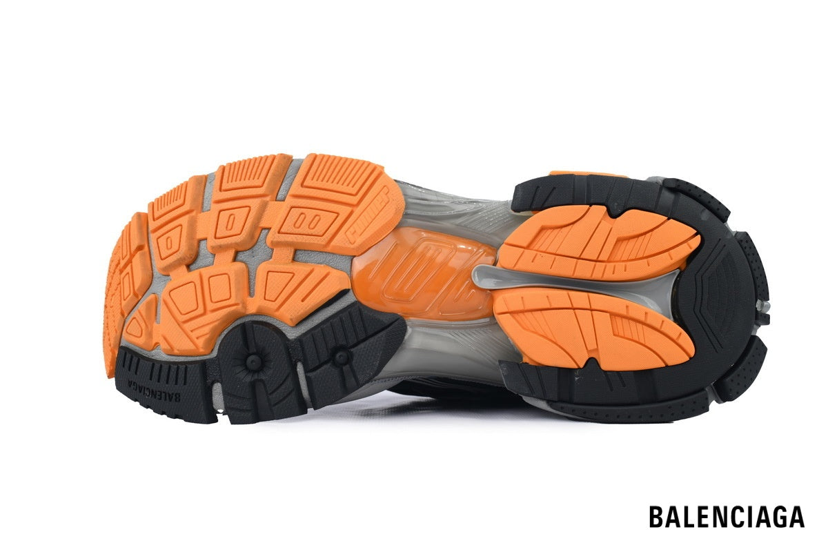 Balenciaga Runner men's shoes women sneakers ¨C Dark Grey & Orange