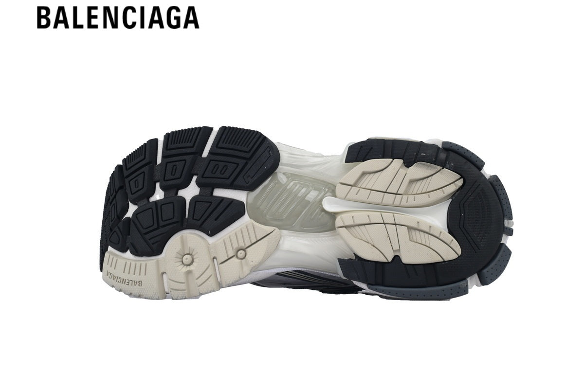 Balenciaga Runner Sneaker ¡ª White Mesh, Pink & Neon Yellow Gradient Overlays