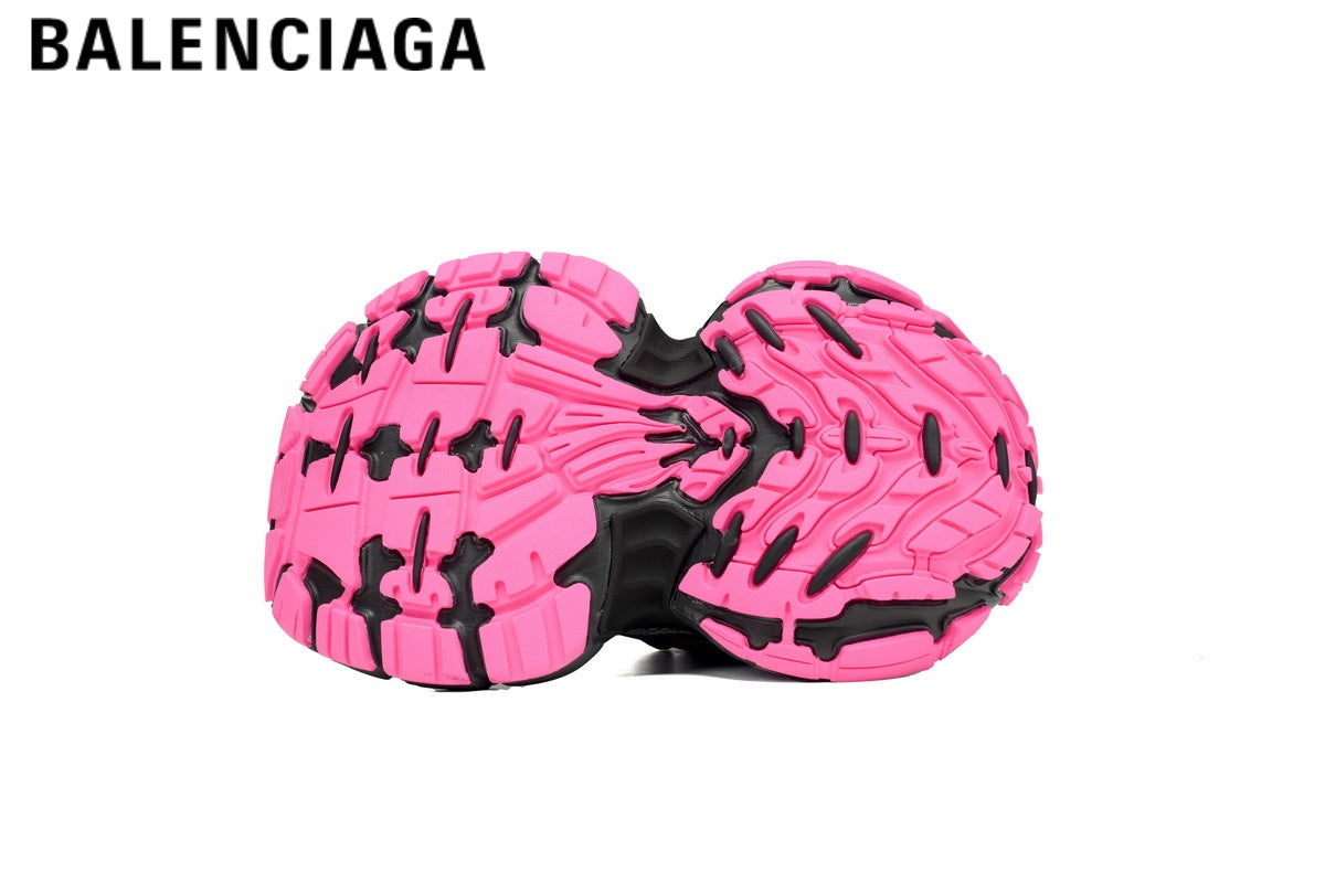 Balenciaga Cargo men's shoes women sneakers ¡ª Dark Gray / Hot Pink