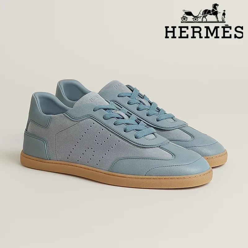 Herm¨¨s Boomerang Light Blue Sneaker