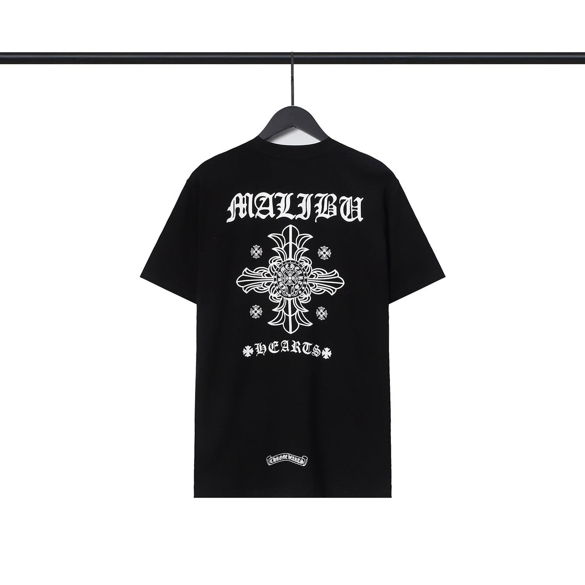 Chrome Heart T Shirts Sanskrit Cross Horseshoe Letter Flower Short Sleeve T-Shirt