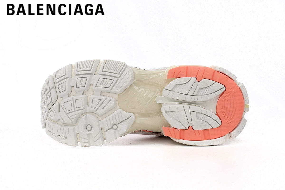 Balenciaga Runner men's shoes women sneakers ¡ª White / Orange