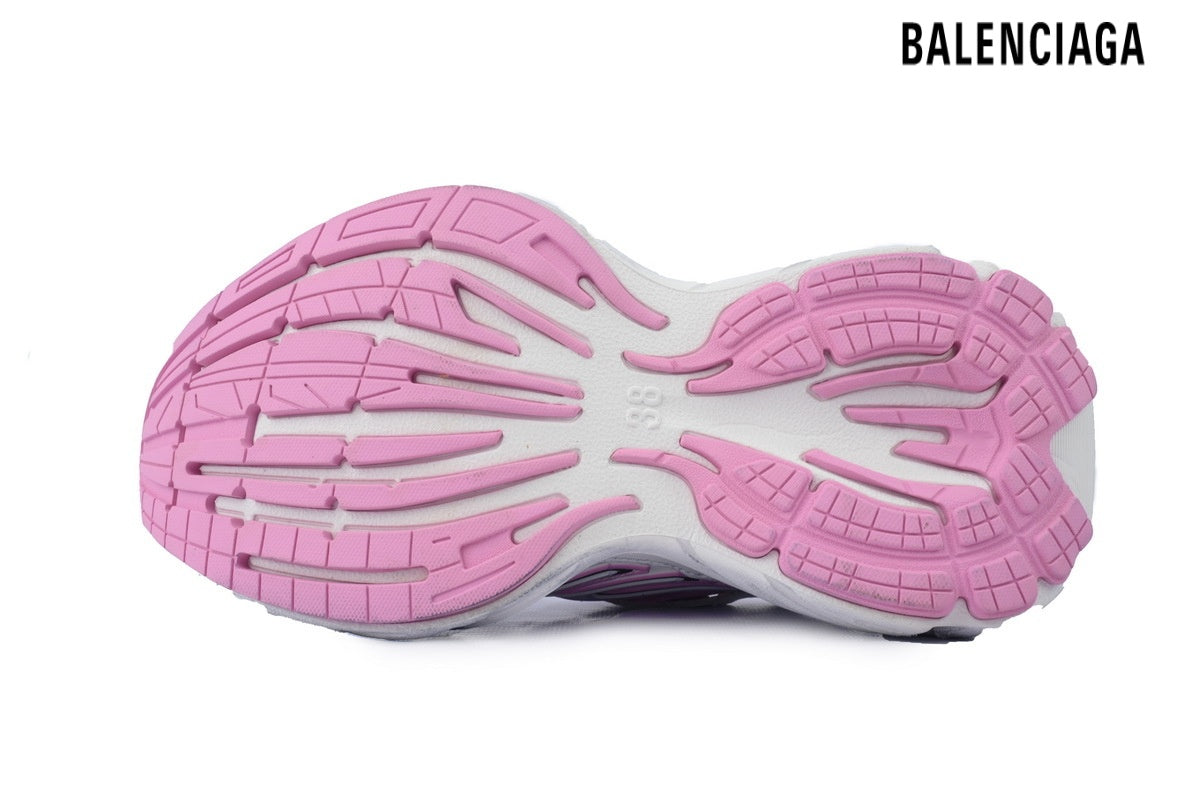Balenciaga Cargo men's shoes women sneakers White Pink Distressed