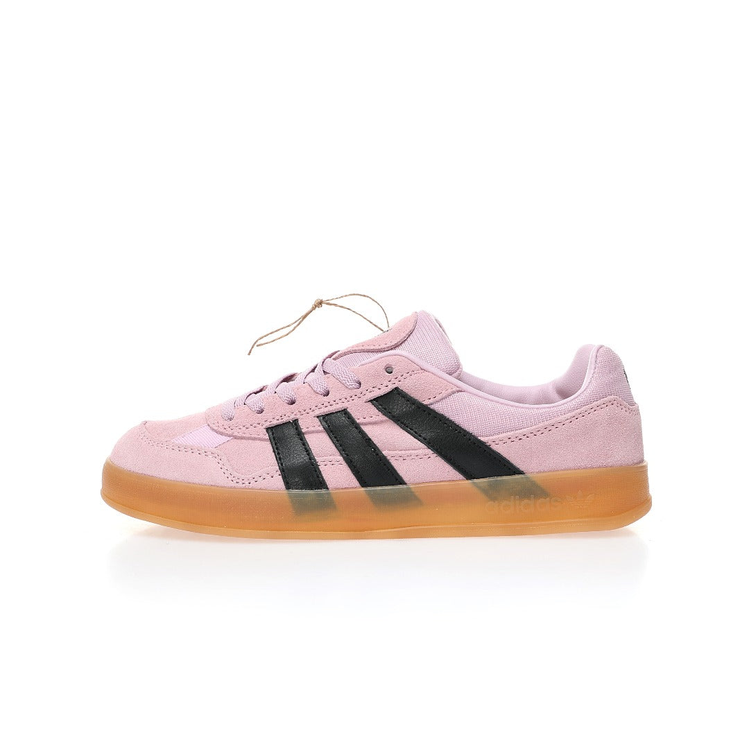 Adidas Originals Gazelle Indoor ¨C Light Pink / Black Gum Suede Low-Top Sneakers