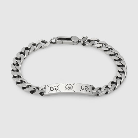 Double Gucci Ghost Chain Bracelet