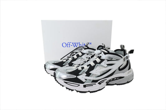 Off-White Be Right Back Women's Men's Black & Silver Chunky Sneakers