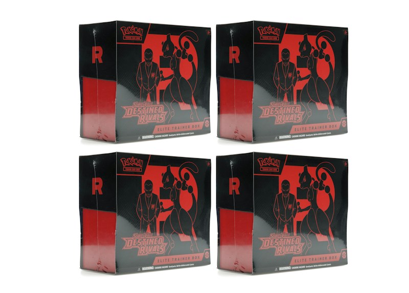 2025 Pok¨¦mon Scarlet & Violet Destined Rivals Elite Trainer Box 4x Lot