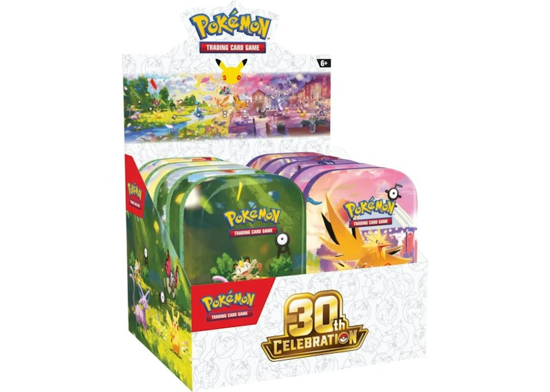 2026 Pok¨¦mon Mega Evolution 30th Celebration Mini Tin Display (10-Pack)