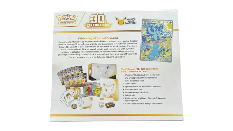 2026 Pok¨¦mon Mega Evolution 30th Celebration Elite Trainer Box 2x Lot