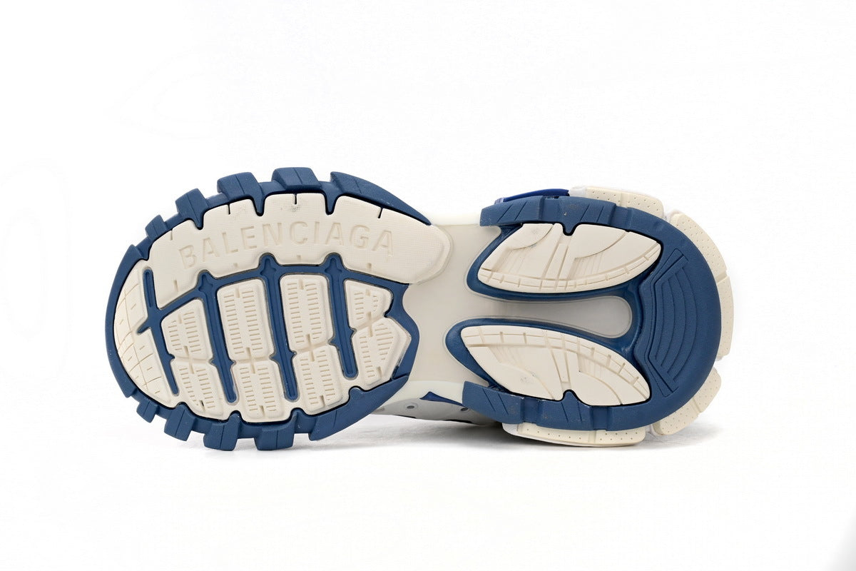 Balenciaga men's shoes Track Sneaker balenciaga runners White and blue