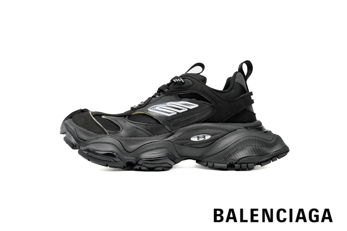 Balenciaga Runner men's shoes  women sneakers ¨C All Black