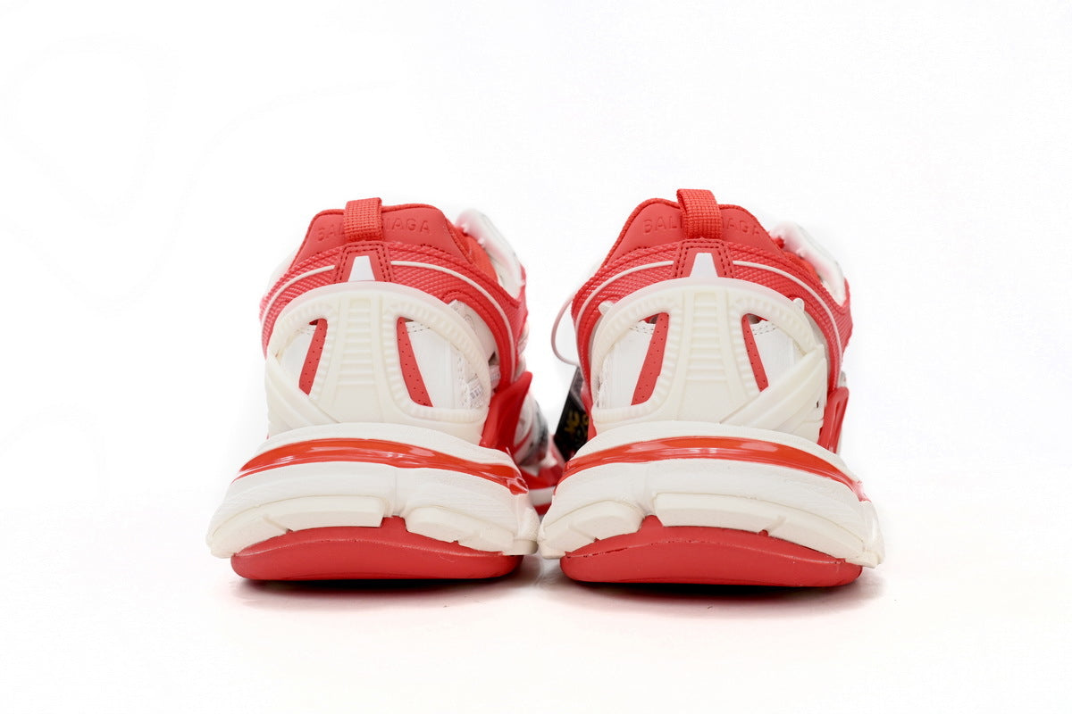Balenciaga men's shoes  Track.2 Sneakers   balenciaga runners White and red