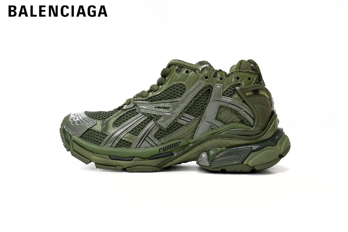 Balenciaga Runner men's shoes  women sneakers ¡ª Green