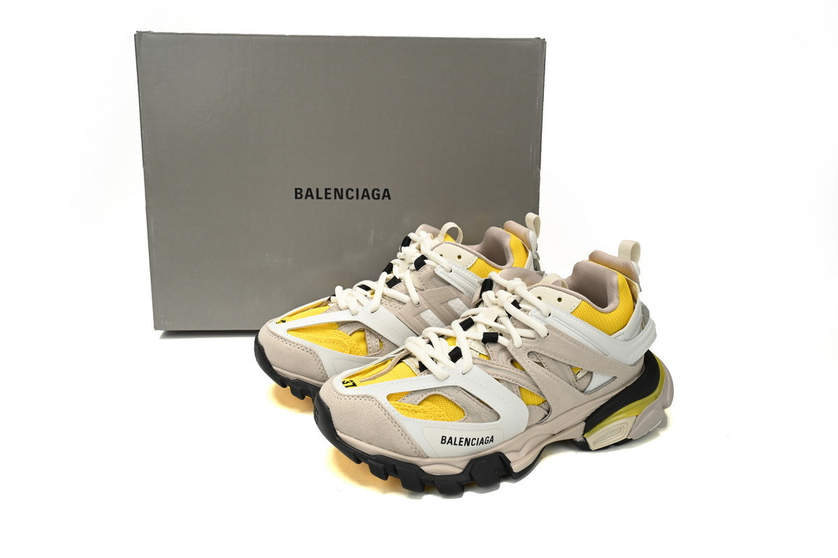 Balenciaga men's shoes Track Sneaker  balenciaga runners white yellow