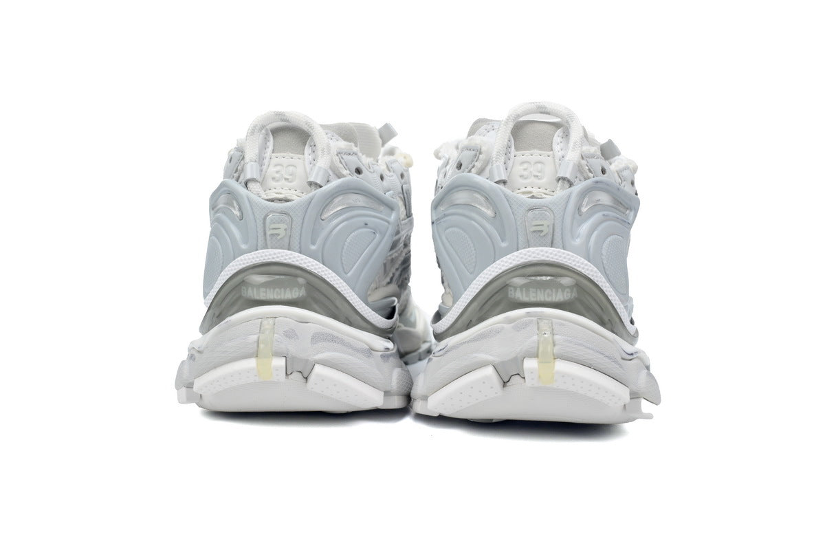 Balenciaga men's shoes Track  Runner Sneaker ¨C Distressed Low-Top  balenciaga runners White