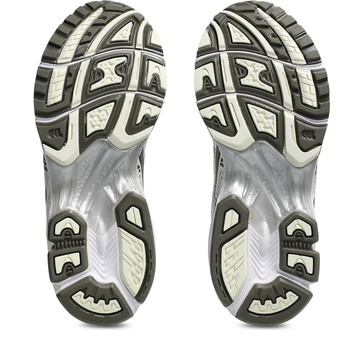 Asics  shoes  neutral running shoes mens  sneakers Gel-Kayano 14 White / Olive / Metallic Silver
