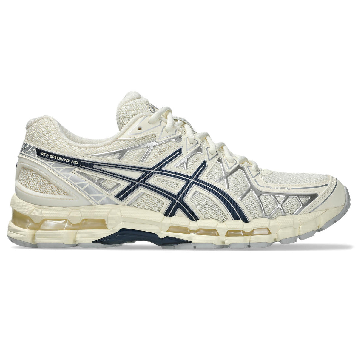 Asics  shoes  neutral running shoes mens  sneakers Gel-Kayano 20 Cream / Navy / Silver
