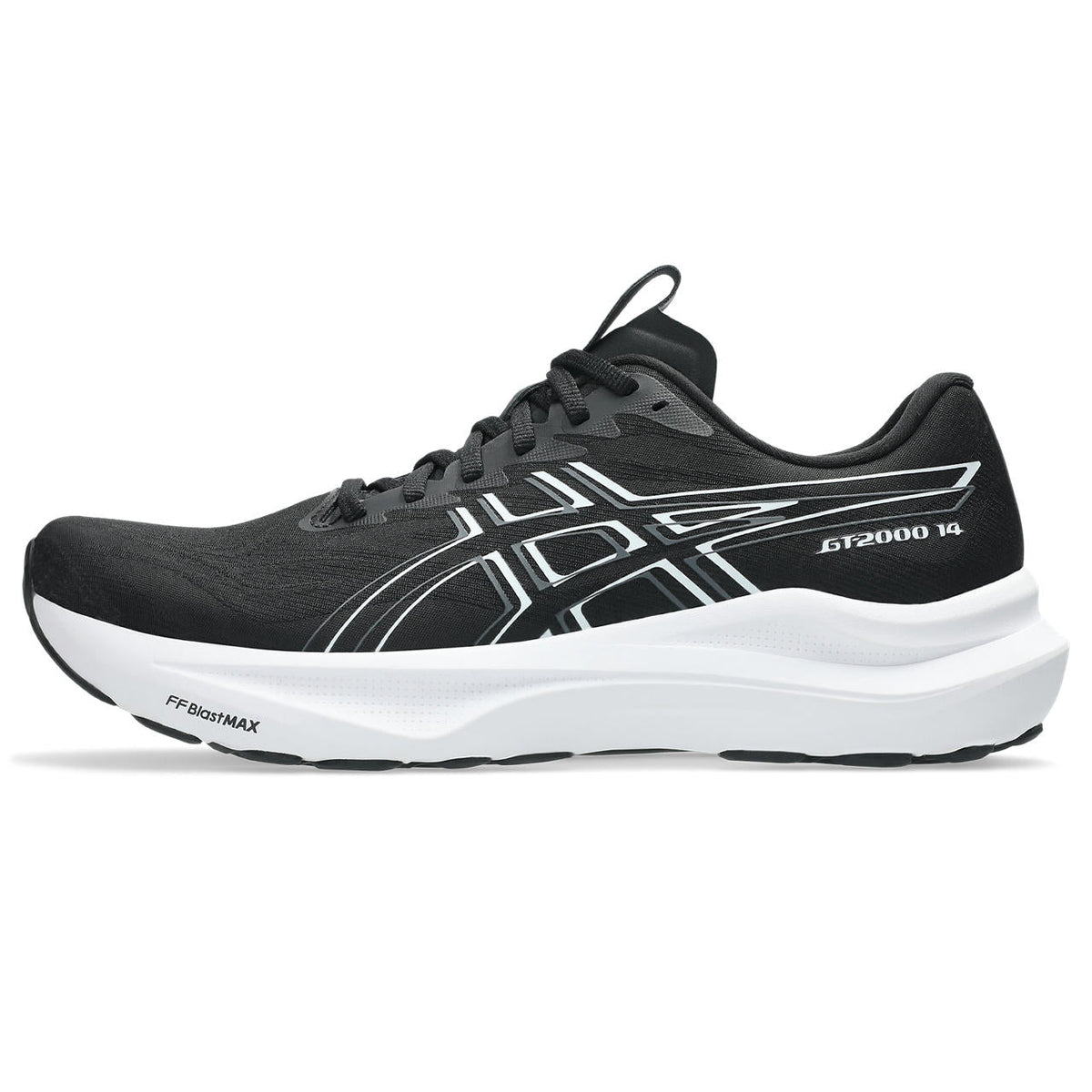 Asics womens shoes  neutral running shoes mens  sneakers GT?2000?14 Black?White?Silver