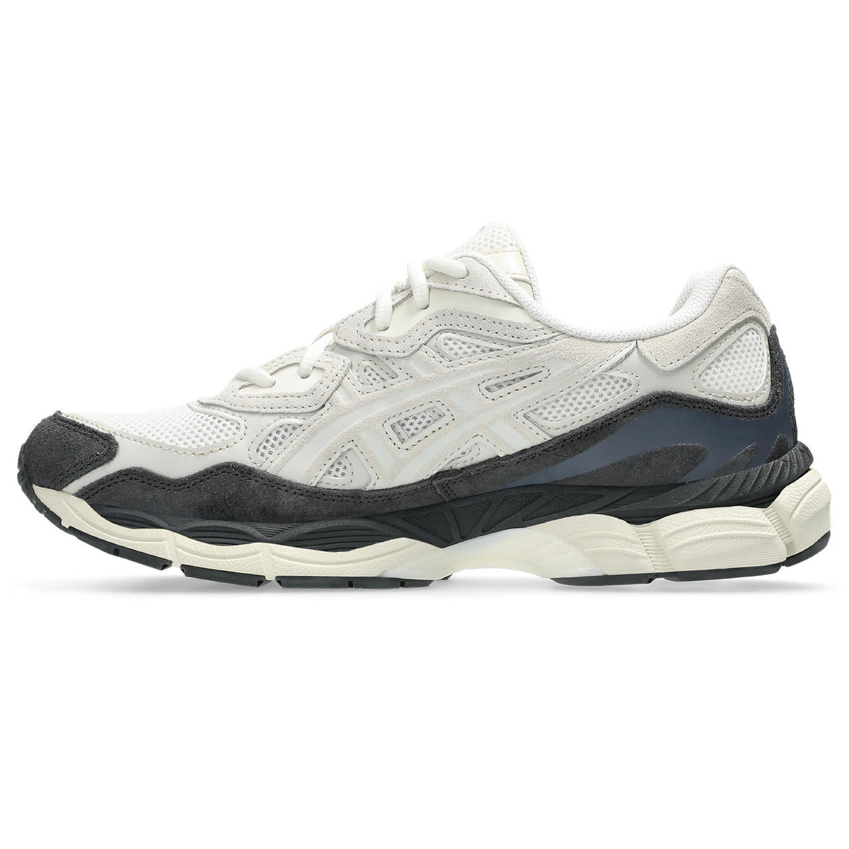 Asics womens shoes  neutral running shoes mens  sneakers Gel-Nimbus 24 ¨C Cream/Black/Navy Sneaker