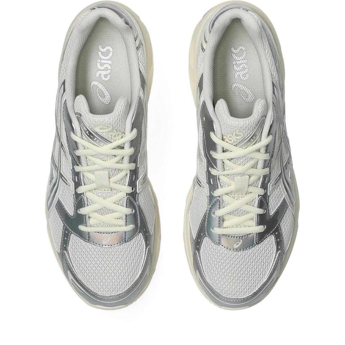 Asics womens shoes  neutral running shoes mens  sneakers Gel-1130 ¨C Cream/Iridescent Silver Sneaker