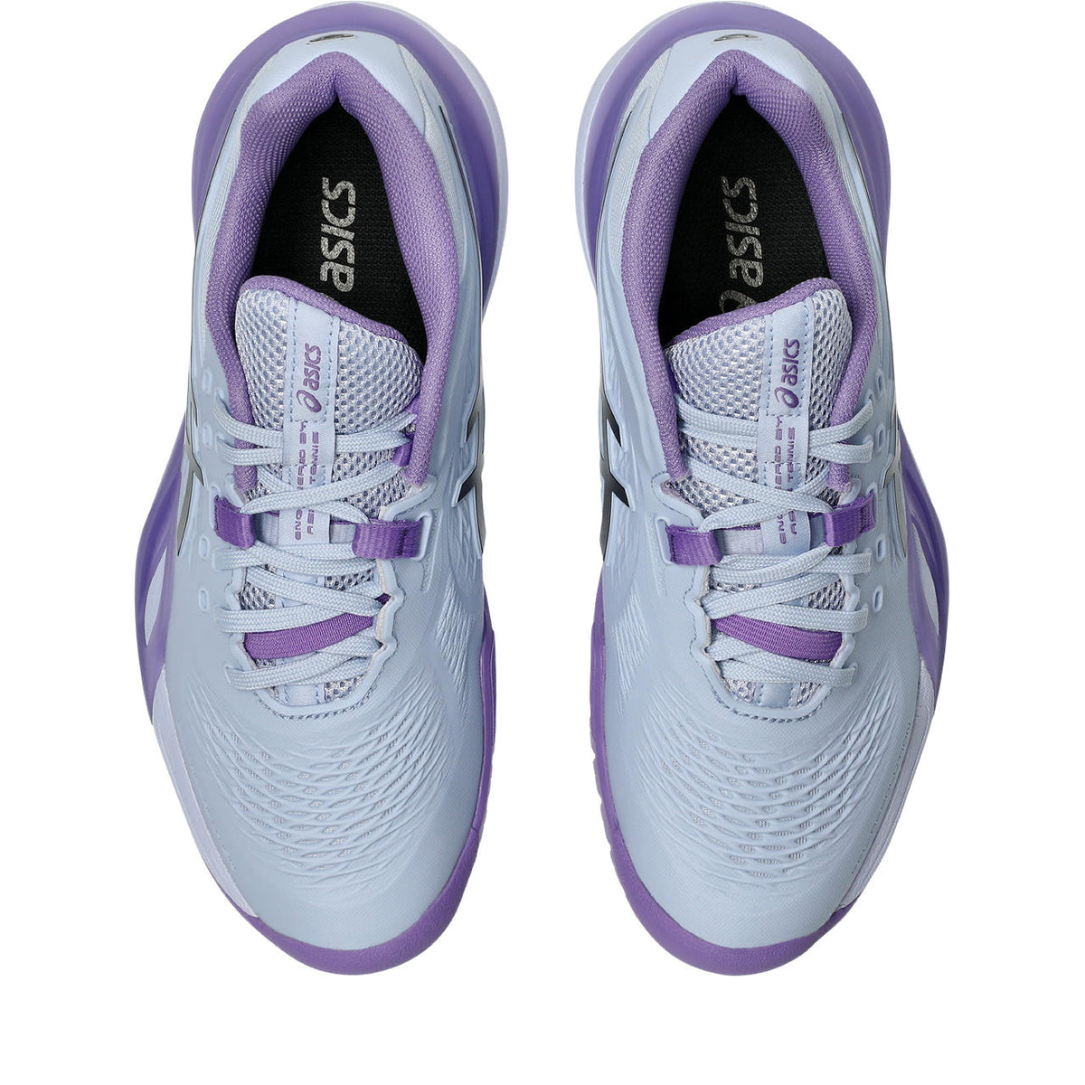 Asics womens shoes  neutral running shoes mens  sneakers Gel-Resolution ¨C Light Blue/Purple/Black Tennis Sneaker