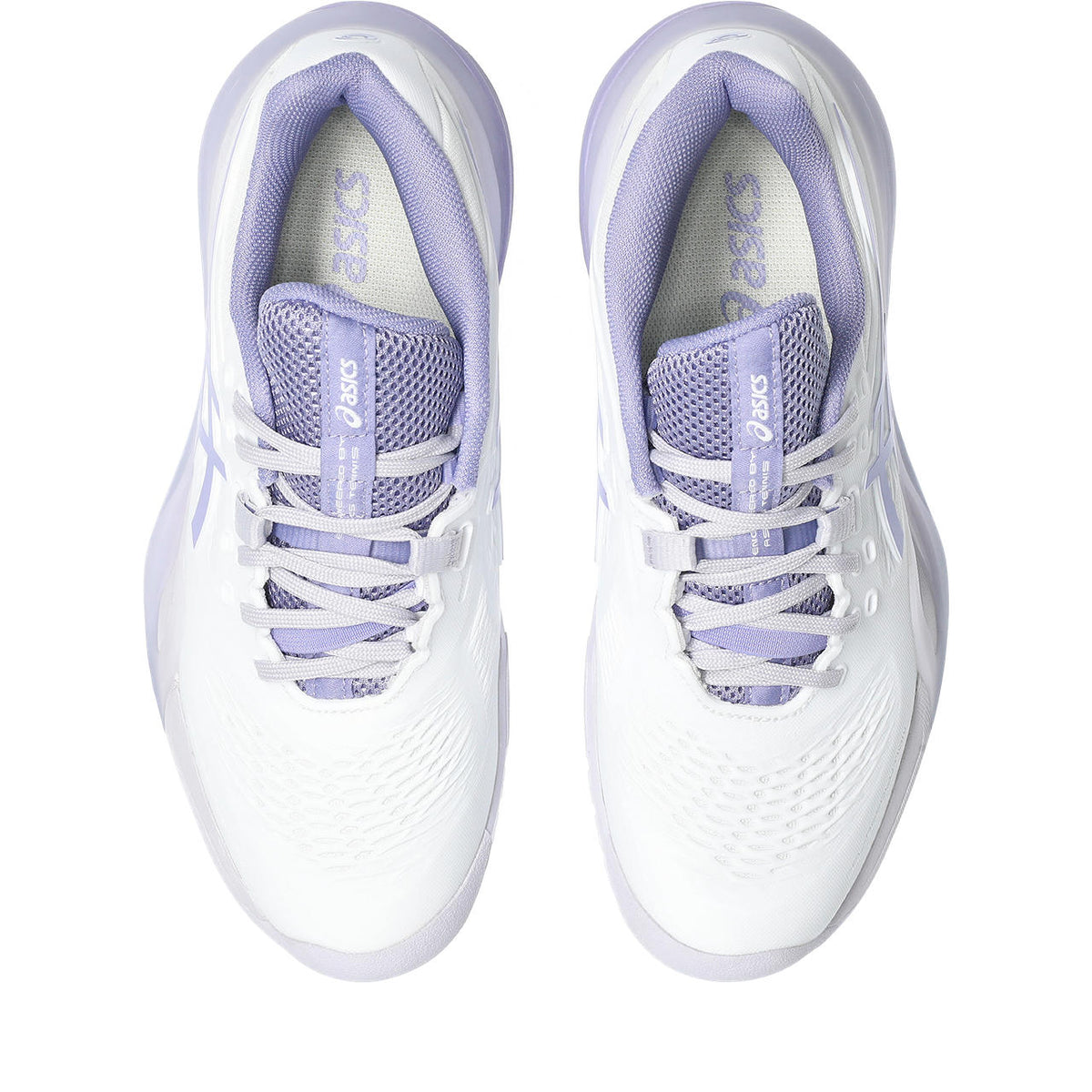Asics womens shoes  neutral running shoes mens  sneakers Gel-Resolution ¨C White/Lavender/Purple Tennis Sneaker