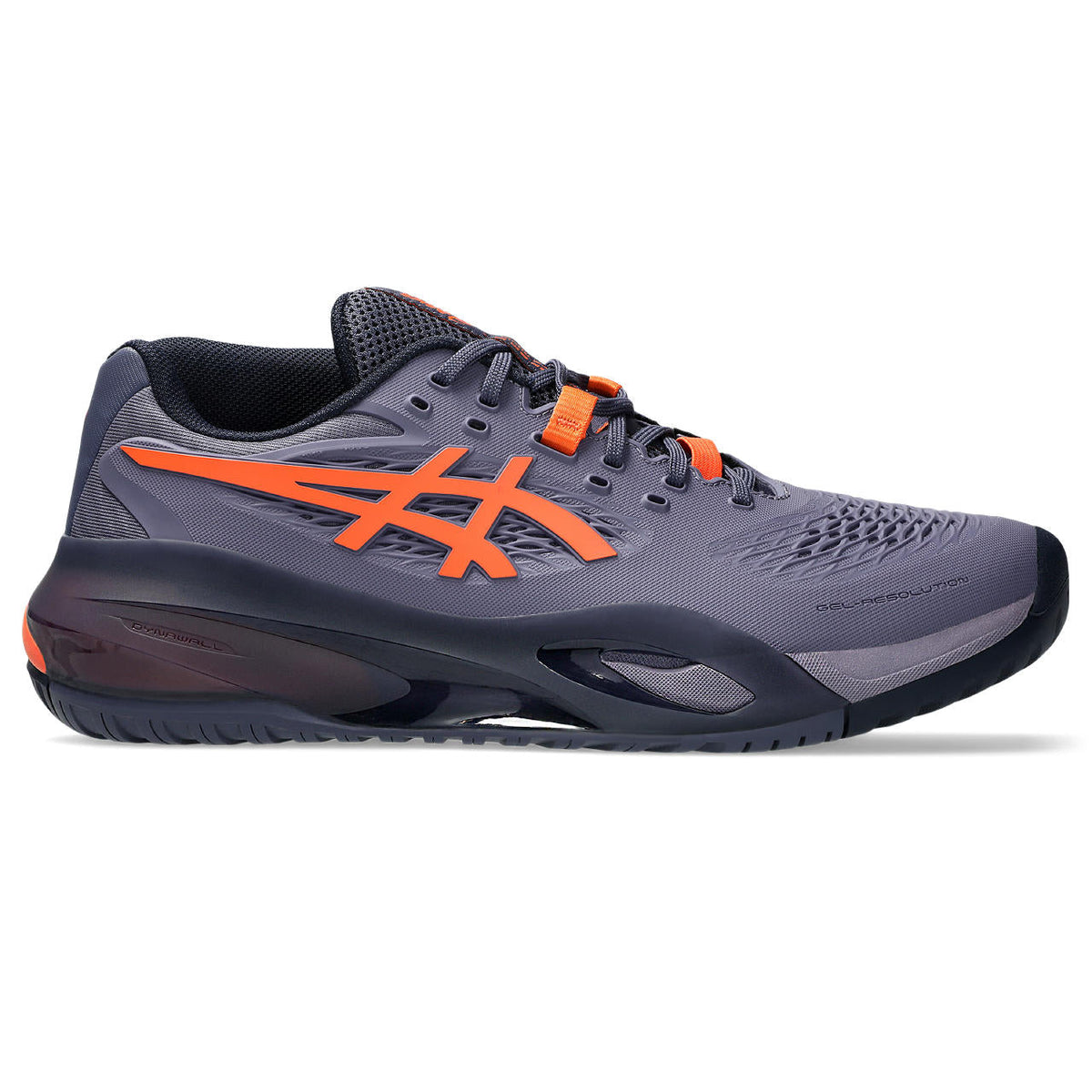 Asics womens shoes  neutral running shoes mens  sneakers Gel-Resolution ¨C Dusk Violet/Orange Tennis Sneaker