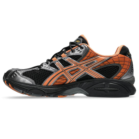 womens shoes  neutral running shoes mens  sneakers Gel-1130 Black / Orange / Metallic Silver