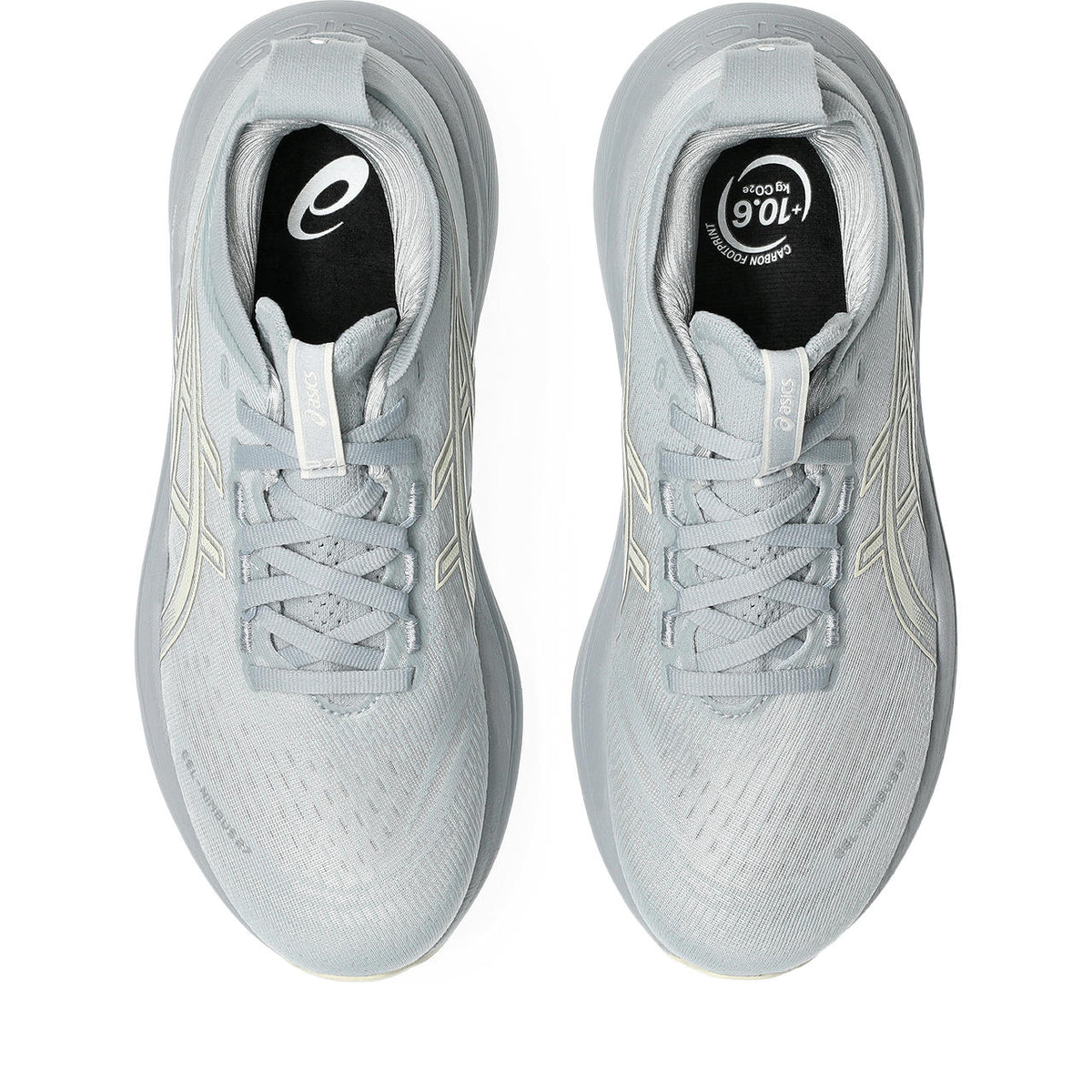 Asics womens shoes  neutral running shoes mens  sneakers  Gel-Nimbus 28 ¨C Light Grey/Cream Running Shoe