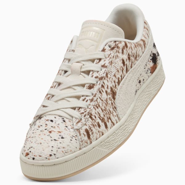 Puma Suede ¡ª Cream / Cow Print puma shoes for men  womens shoes  roma shoes