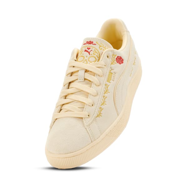 Puma Suede ¡ª Cream / Floral Embroidery puma shoes for men  womens shoes  roma shoes