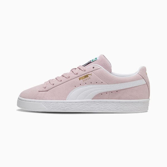PUMA Suede Classic Pastel Pink-White-Gold puma shoes for men  womens shoes  roma shoes