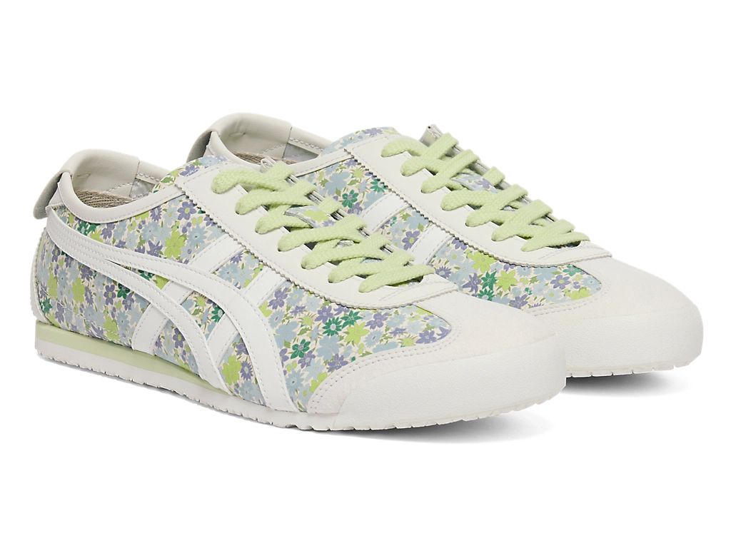 Onitsuka Tiger Mexico 66 Unisex Sneakers ¨C White / Floral Print running shoes women asics mens shoes