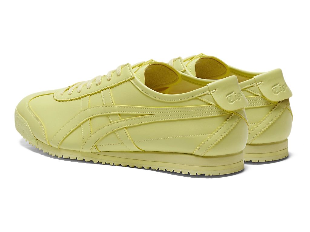 Onitsuka Tiger Mexico 66 Unisex Sneakers ¨C Light Yellow Leather  running shoes women asics mens shoes