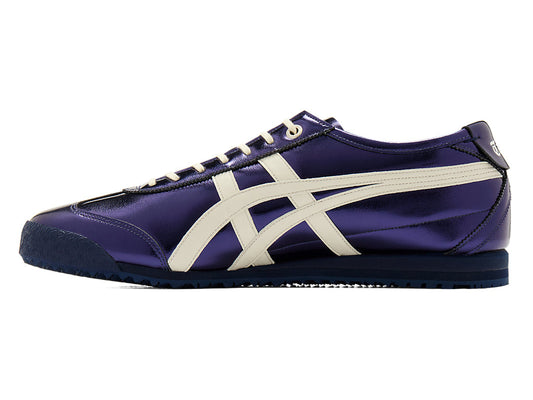 Onitsuka Tiger Mexico 66 Unisex Sneakers ¨C Metallic Purple Off-White Stripe  running shoes women asics mens shoes