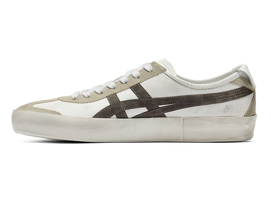 Onitsuka Tiger Mexico 66 Unisex Sneakers ¨C Vintage White Taupe Brown Stripe  running shoes women asics mens shoes
