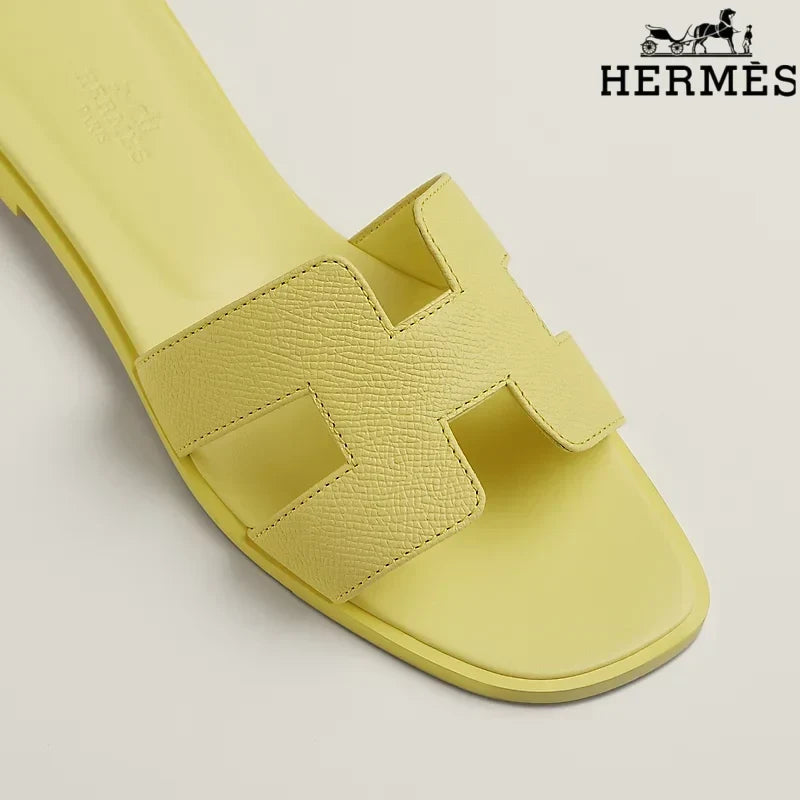Herm¨¨s Oran Yellow Flat Sandal