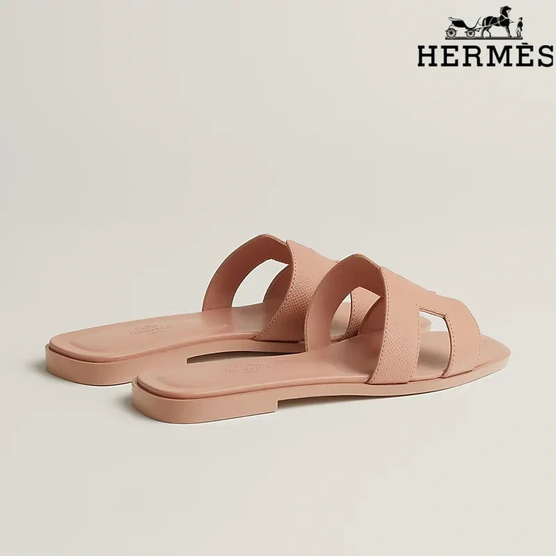 Herm¨¨s Oran Nude Flat Sandal
