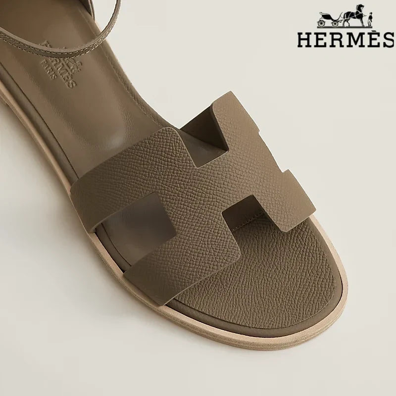 Herm¨¨s Santorini Taupe Flat Sandals