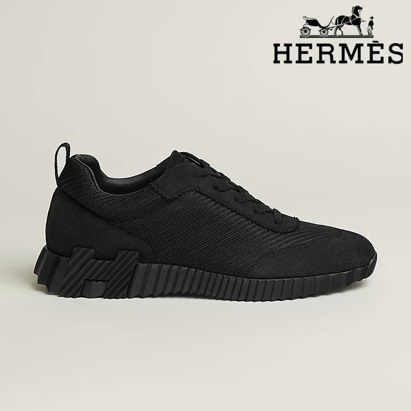 Herm¨¨s Bouncing Black Sneaker