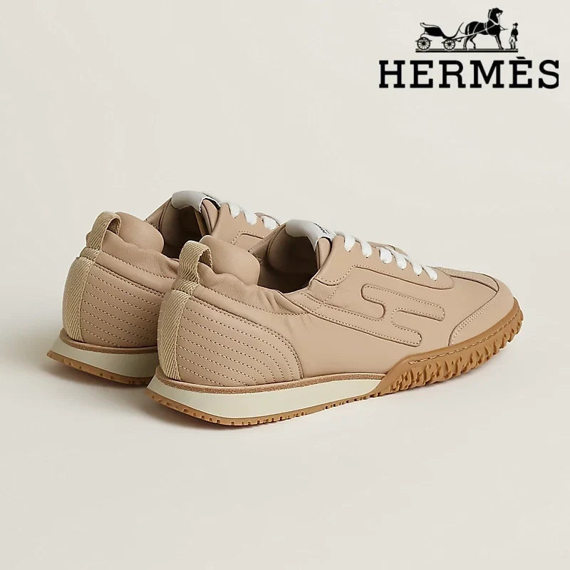 Herm¨¨s womens shoes men sneaker Trail Beige Sneaker