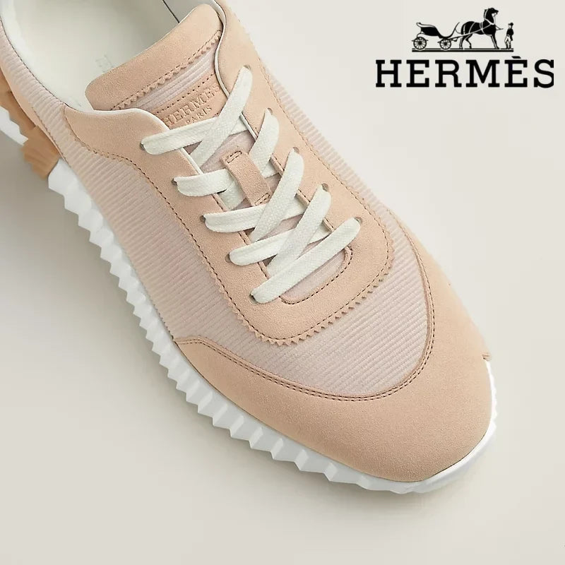 Herm¨¨s Bouncing Pale Pink Sneaker