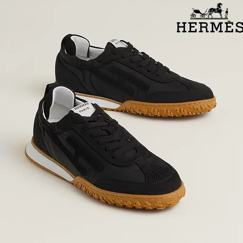Herm¨¨s Black Bouncing Sneakers