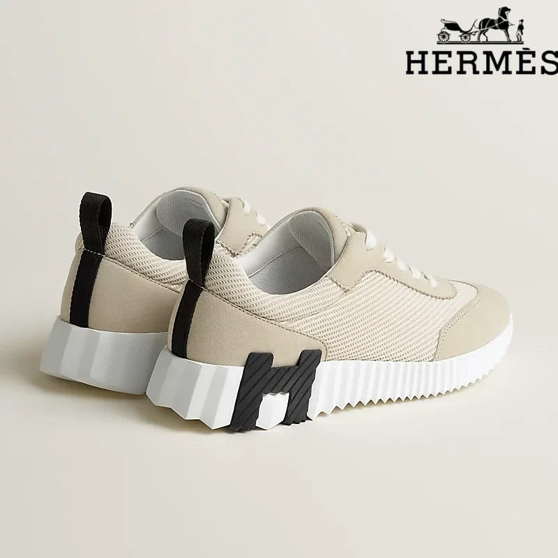 Herm¨¨s Beige Electric Sneakers