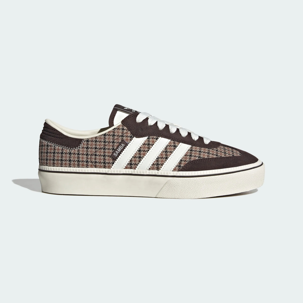 Adidas Originals ¨C Brown Houndstooth Canvas Platform Casual Sneakers