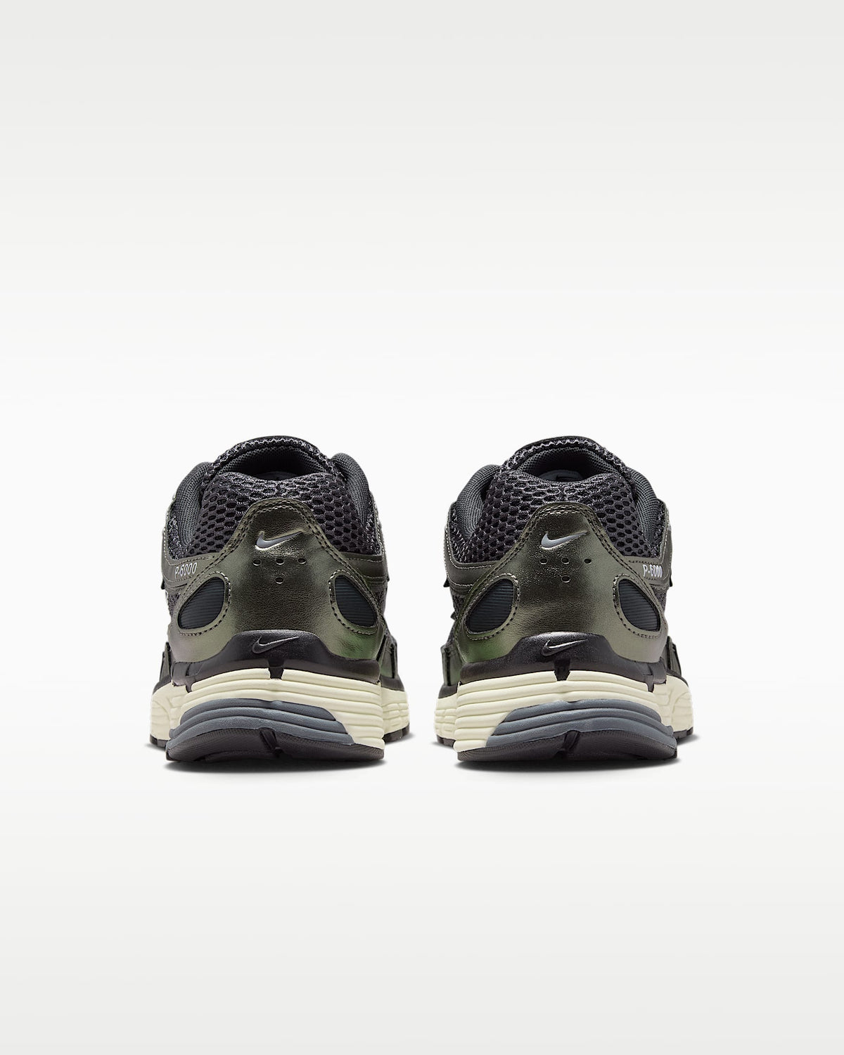 Nike P-6000 ¨C Metallic Olive / Black Mesh Athletic Sneakers
